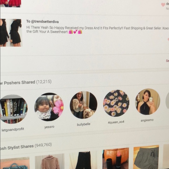 LAST 1! Little Black V Wrap Dress Long Sleeve - Picture 4 of 4